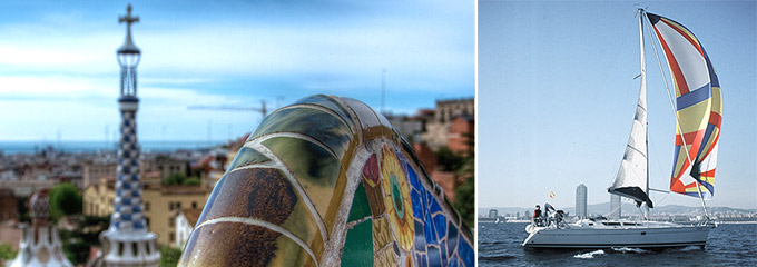 Barcelona en barco